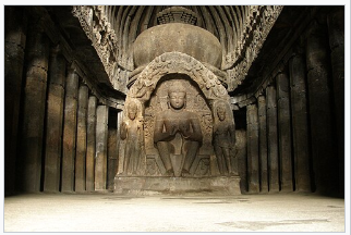 Ellora Cave 10 interior